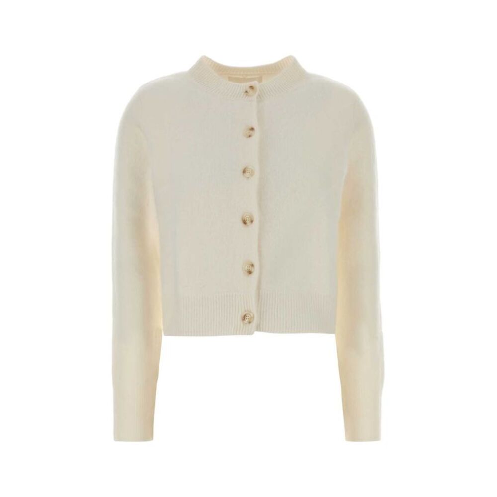 Lisa Yang Women Ivory Cashmere Azalea Cardigan